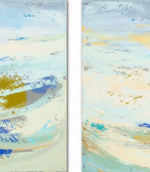 Diptych (emotional seascapes) by Susana Sancho Beltrán