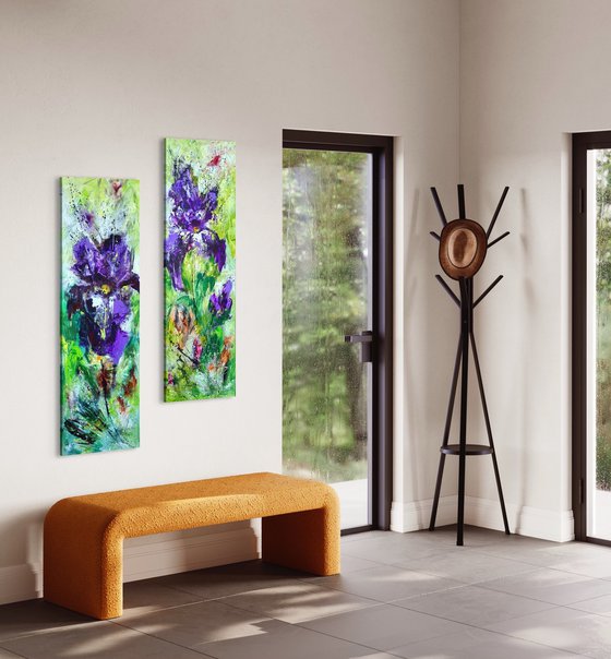 "Trio of Irises" from the "Colours of Summer" collection