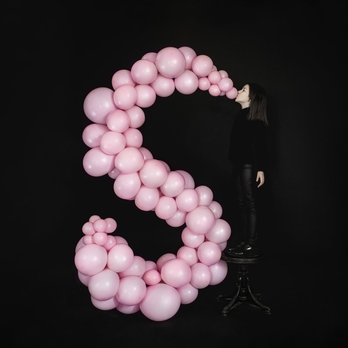 Surrealistic Abstract Photograph By Dasha Pears, 13 X 13, Synesthetic Letters - S, Original Artwork