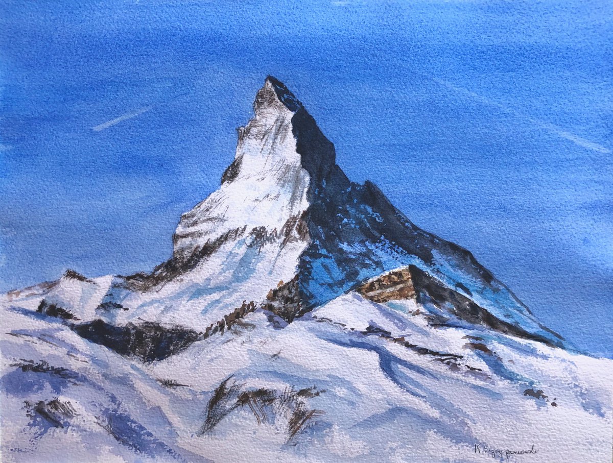 The Matterhorn II by Krystyna Szczepanowski