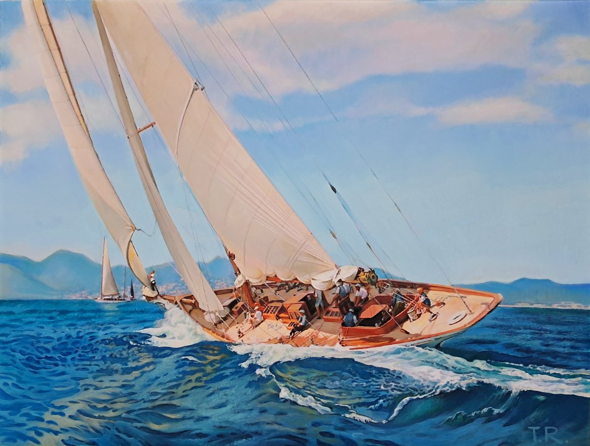 Cambria In Full Swing By Tatiana Rezvaya, 31 X 24, Artwork For Sale On Artfinder