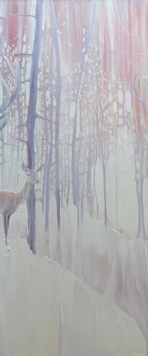 White Winter Monarchs by Gill Bustamante