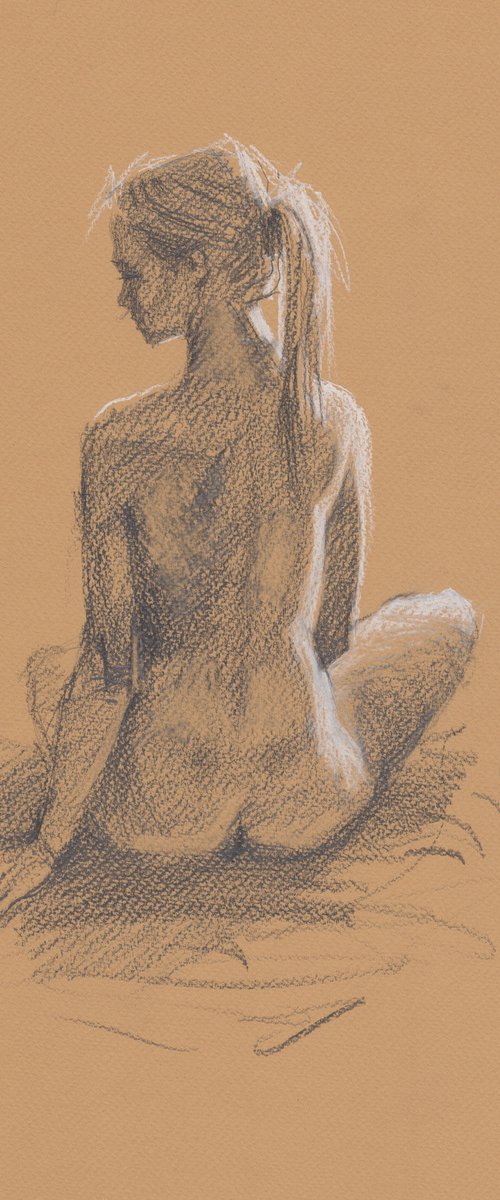 Romantic nude. Sexy naked girl. by Samira Yanushkova