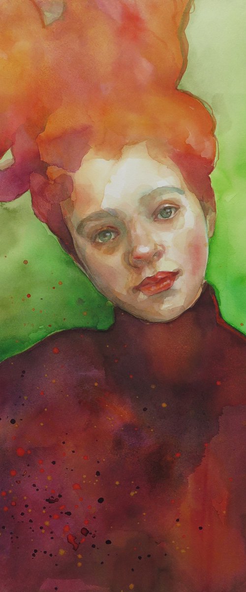 Red haired by Dunja Jung