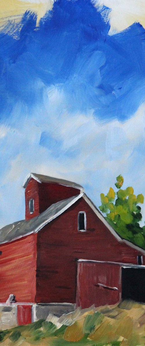 "It's Where We Store the Harvest" - Landscape by Katrina Case