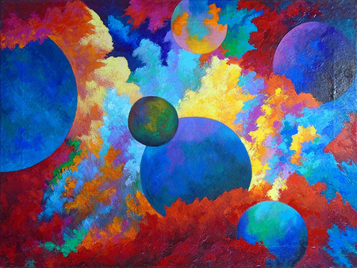 Jewels Of The Night Sky By Stephen Conroy, 31 X 24, Artwork For Sale On Artfinder