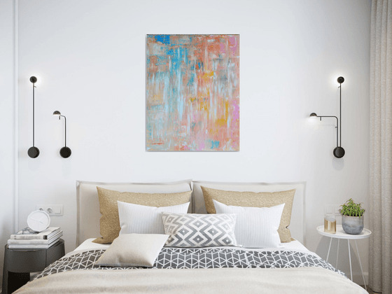 Streak - Original Modern Abstract Art on Canvas Ready To Hang