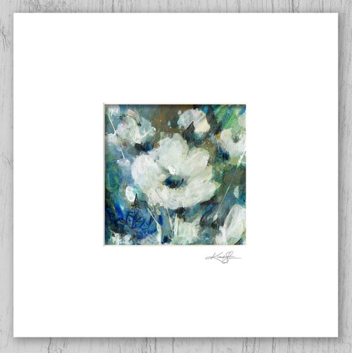 Floral Delight 17 - Textured Floral Abstract Painting by Kathy Morton Stanion by Kathy Morton Stanion