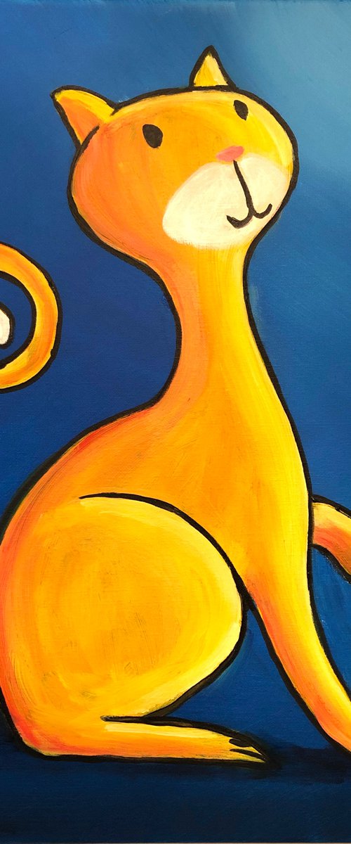 Curious Cat by Aisha Haider