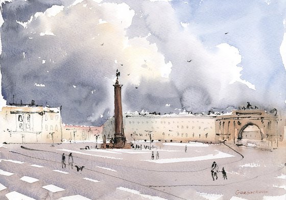 Palace Square. Saint Petersburg