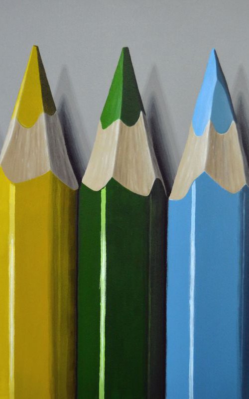 Seven Pencils by Peter Slade