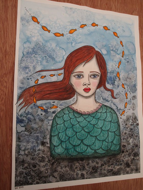 Mermaid - Watercolour