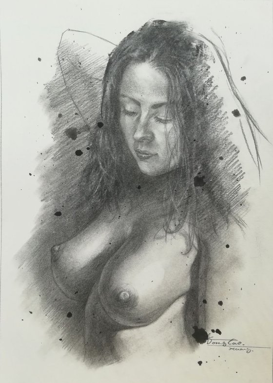 Drawing female nude #181228