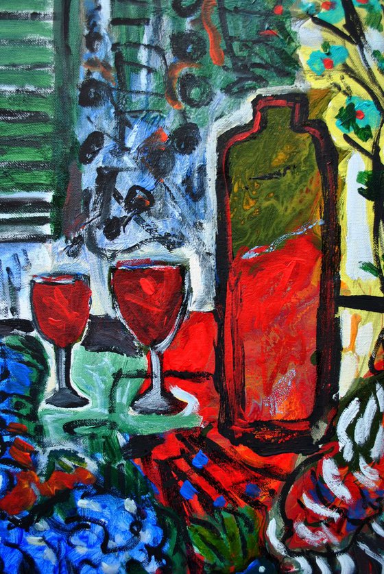 Sangria / 14,96x18,11 in / 38x46 cm