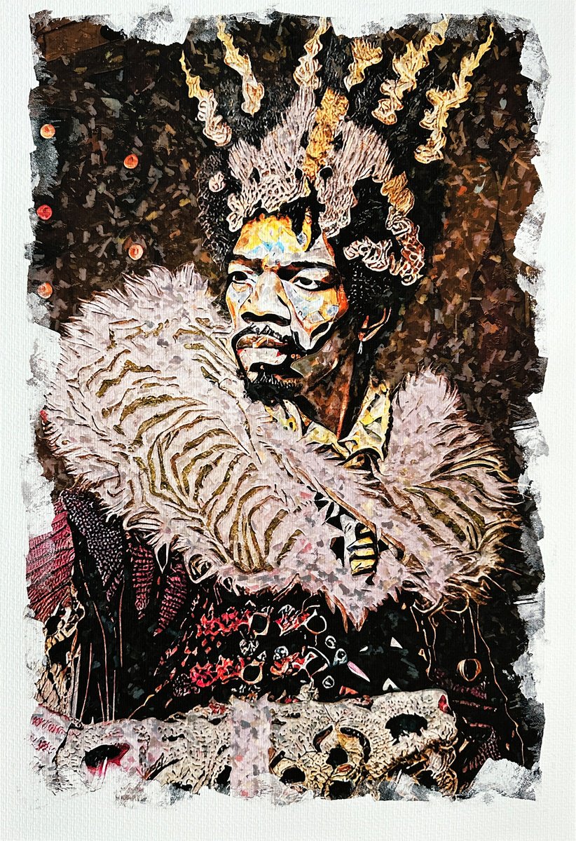 The King of Rock - Jimi Hendrix by Jakub DK - JAKUB D KRZEWNIAK