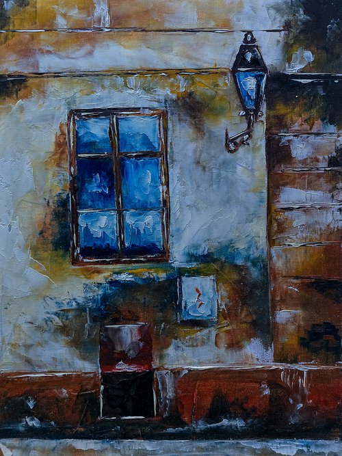 Old wall with window. Cityscape detail by Marinko Šaric