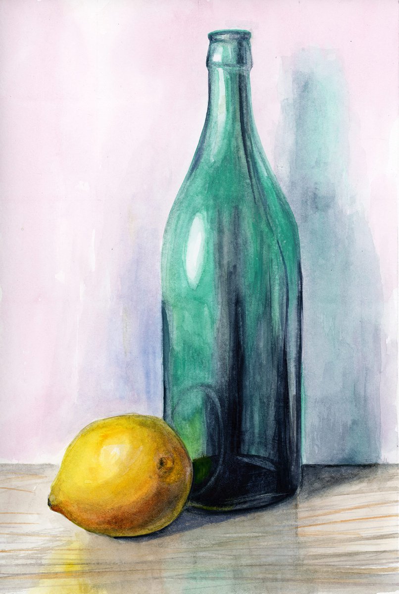 Green Bottle by Anton Maliar
