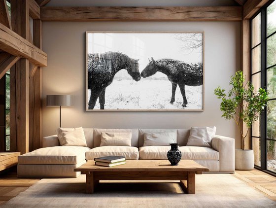 SNOW HORSES
