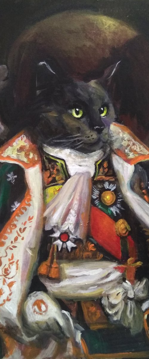Cat Napoleon by HELINDA (Olga Müller)