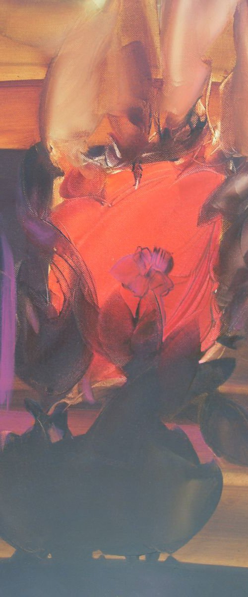 "Flycather Flower", 58x78 by Divna Jelenkovic