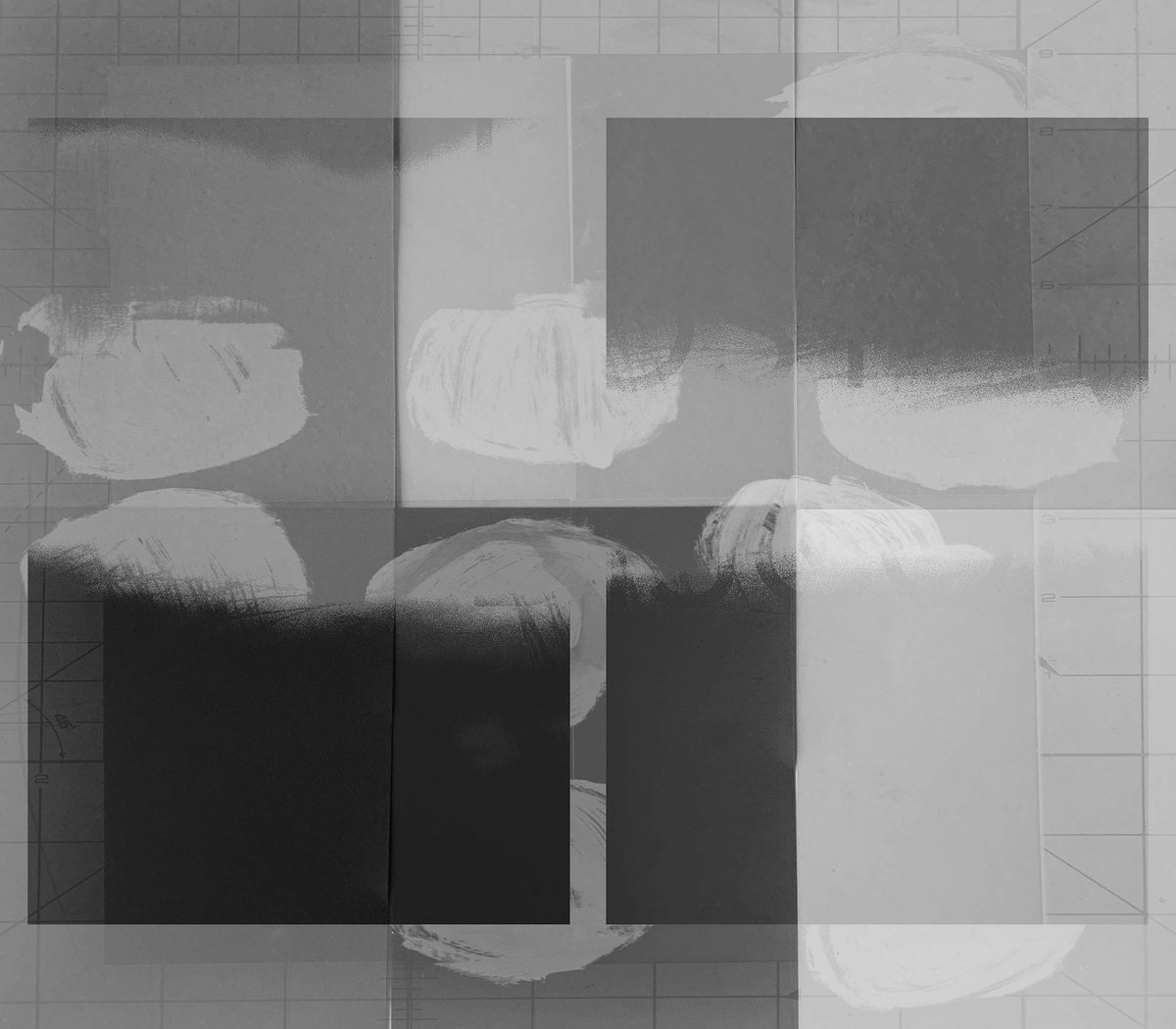 Abstract Print By The Most Active, 17 X 15", There Is No Beginning, Original Artwork