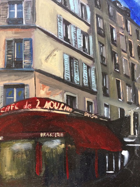 Cafe on a Corner in Paris