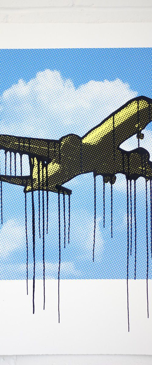 Dripping plane by Gerry Buxton