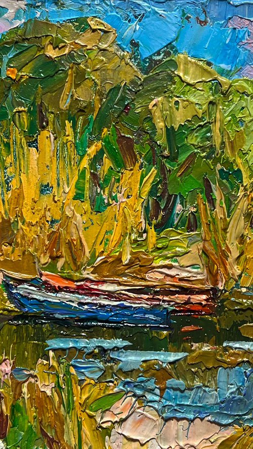Boats on the shore by Kalenyuk Alex
