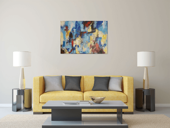 Abstract in yellow