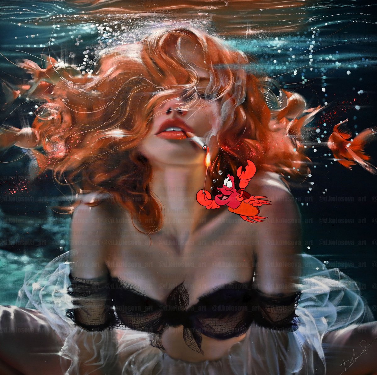 Flame in the Depths by Daria Kolosova