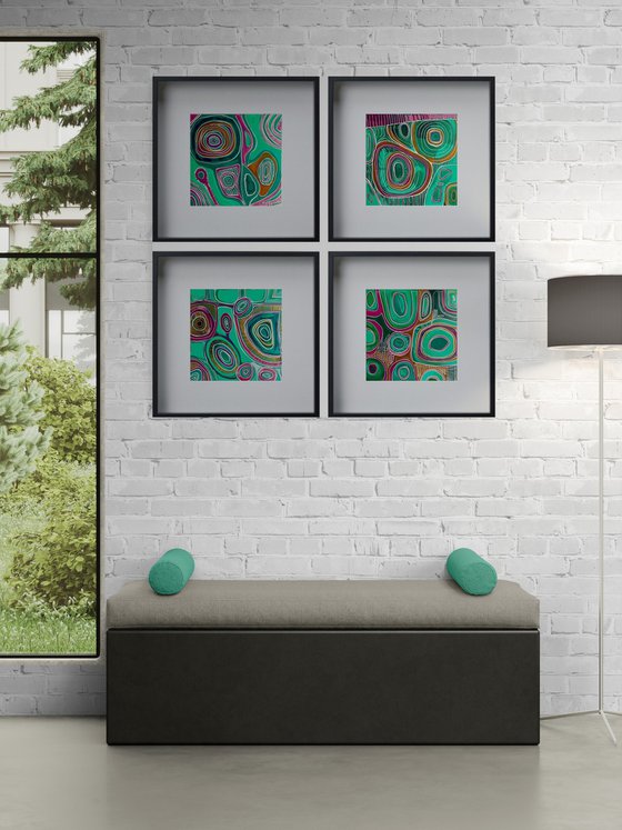 Geometric abstract composition #1