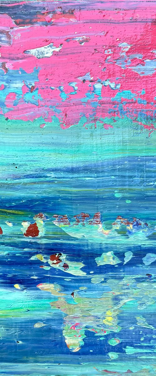 Red horizon by Svitlana Andriichenko