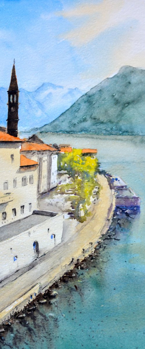 Montenegro #44 17x36 cm 2019 by Nenad Kojić watercolorist
