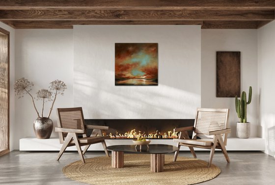 Sunset Beauty Over The Lake District