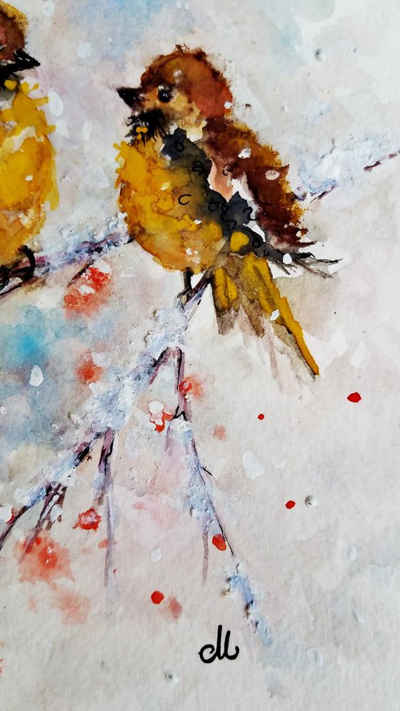 Let it snow, let it snow.. #23/gift idea/free shipping in USA for any of my artworks