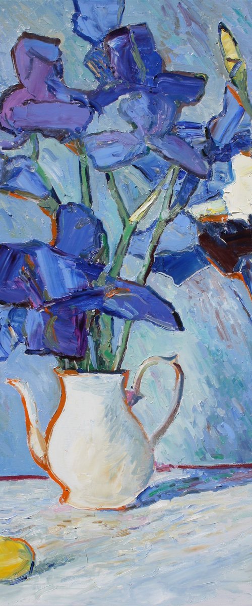 " Irises " by Yehor Dulin