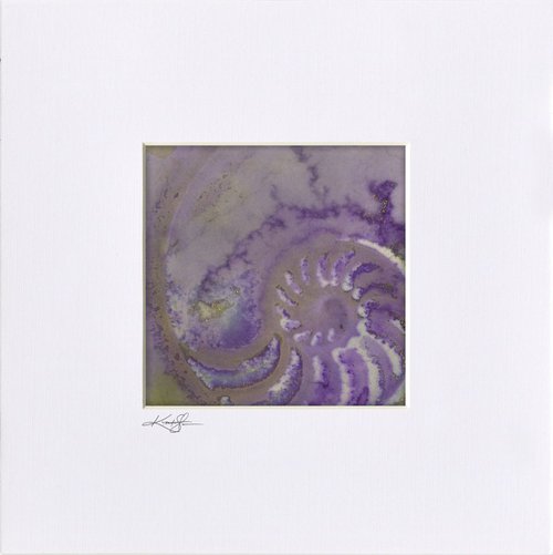 Nautilus Shell 2 - Abstract painting by Kathy Morton Stanion by Kathy Morton Stanion