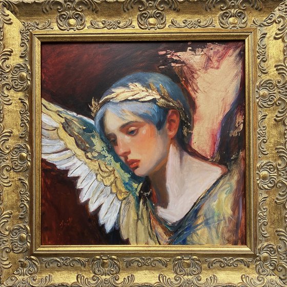 Melancholy Gold Angel