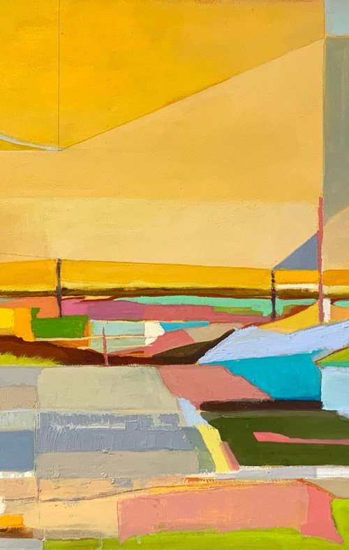 Abstract Landscape West of Wichita Falls - Three by Steven Page Prewitt
