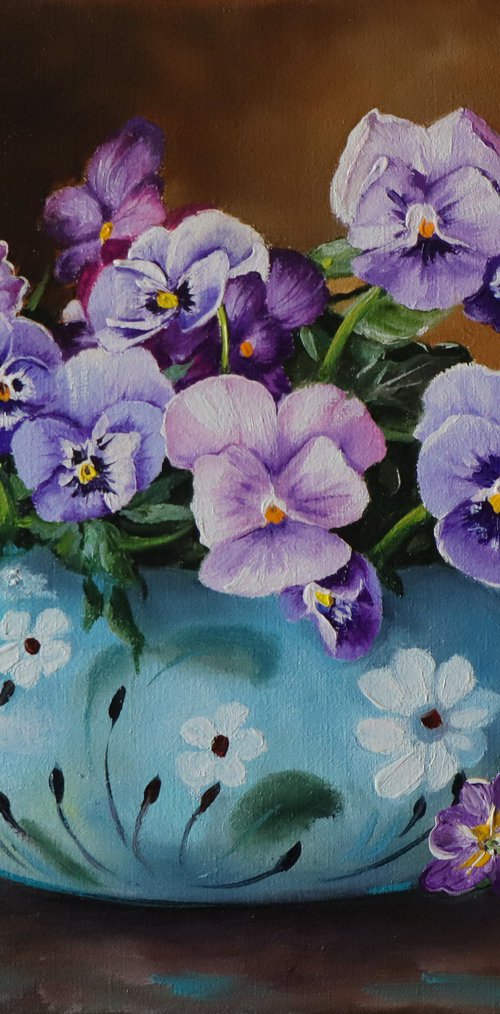 Pansies by Natalia Shaykina