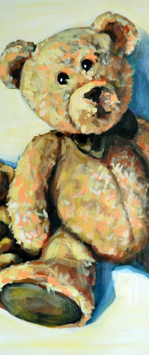 Two teddy bears by Irina Ushakova