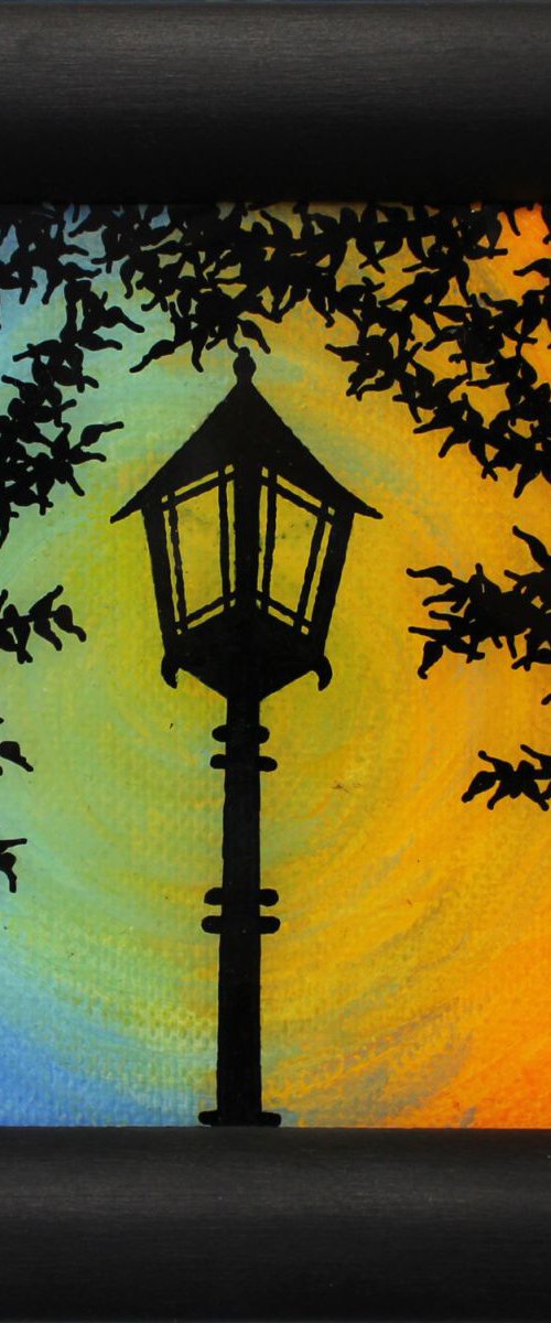 Streetlamp day night by Jonathan Pradillon