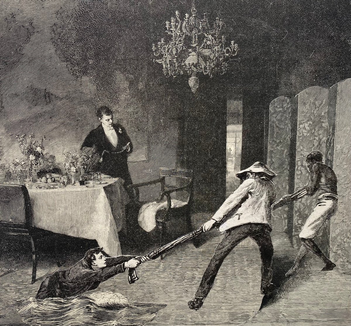 Surrealistic Portrait Collage By Tudor Evans, 7 X 6", Lost At Sea, Original Artwork