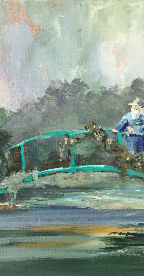 Monsieur Monet in His Garden by Kathleen Harrington
