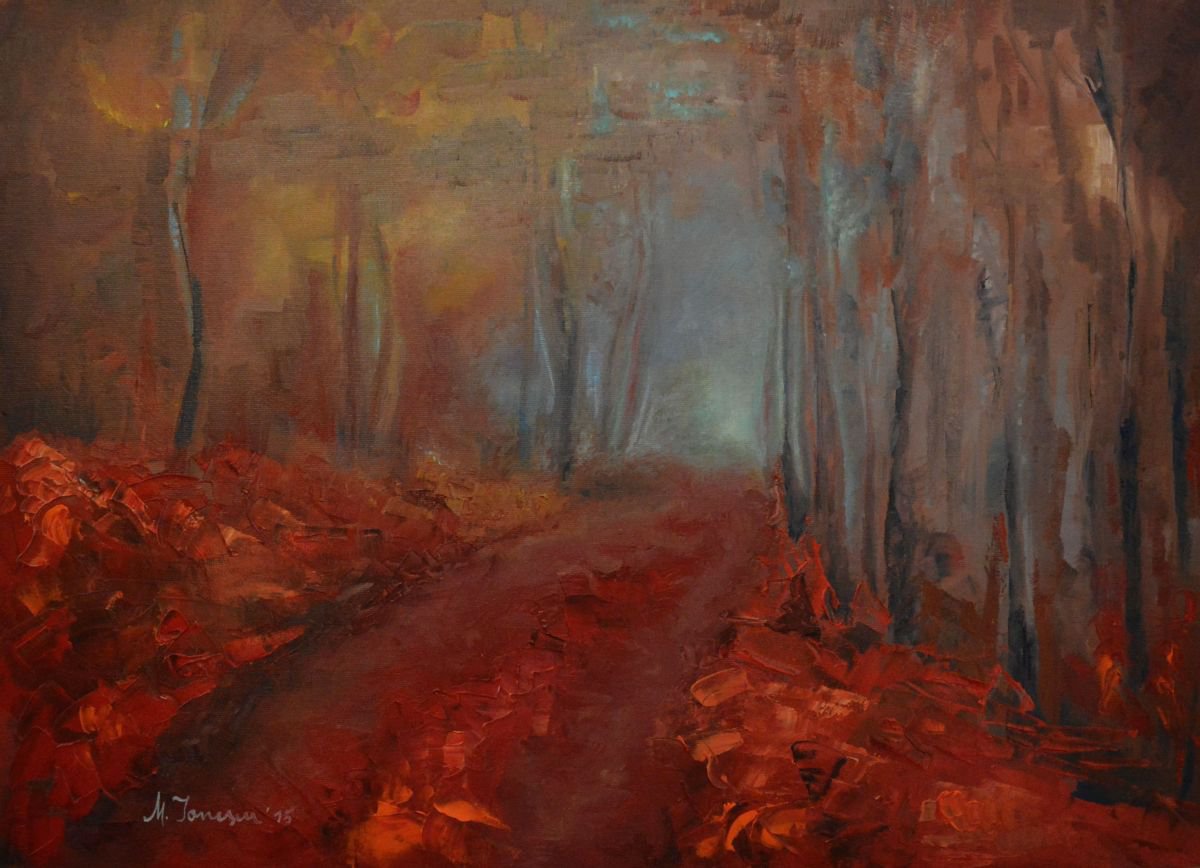 Foggy Trees by Mihaela Ionescu
