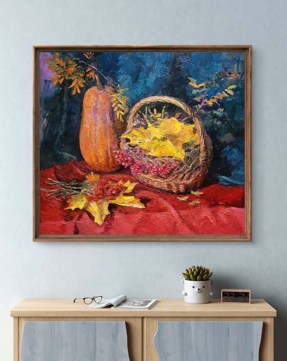 Still life with pumpkin