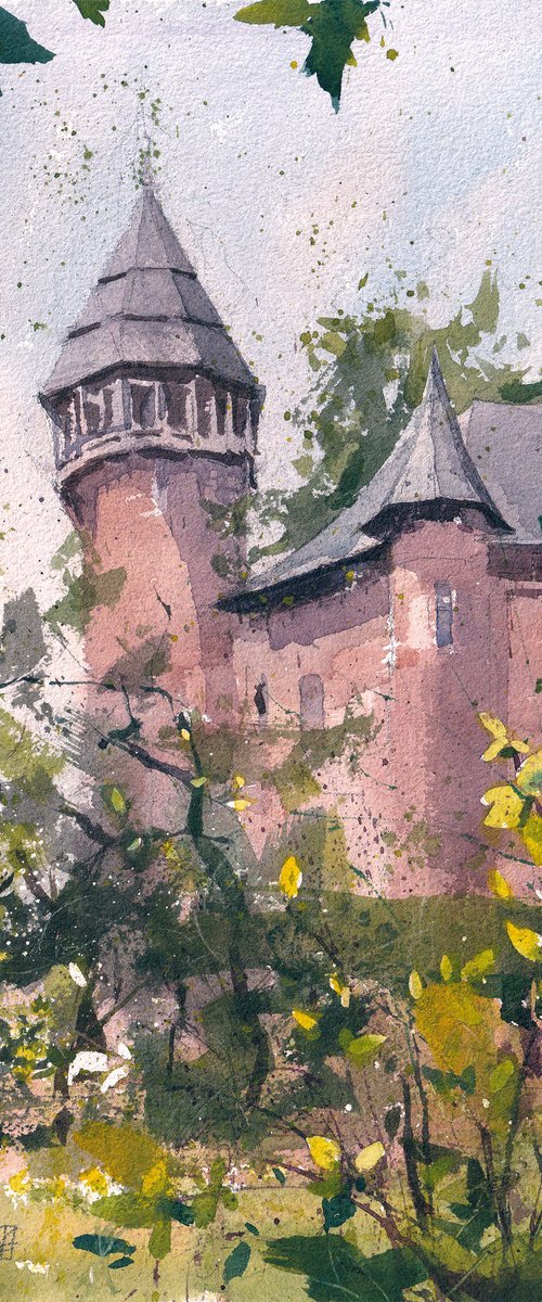 Sunlight on the Fortress Walls by Yurii Prysiazhnyi