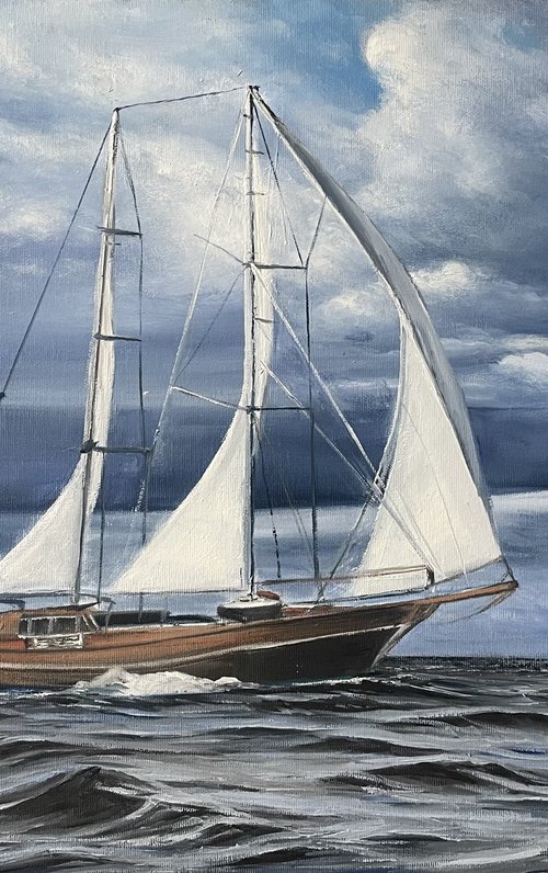 Sailing in winds of freedom by Aflatun Israilov