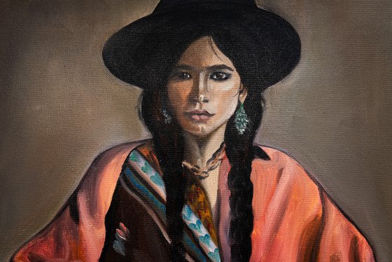 Portrait of an Andean Woman
