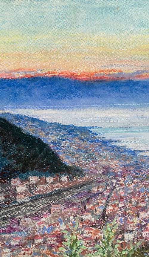 Dawn in Ventimiglia by Albert Safiullin